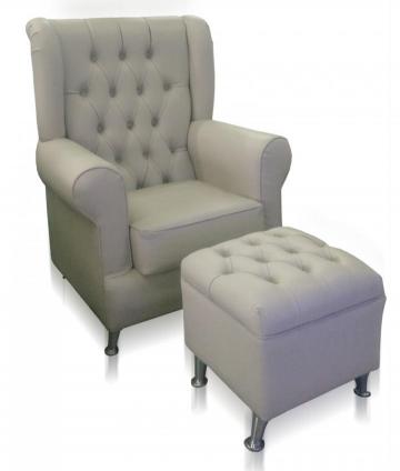 SILLON BERGER 1CUERPO CON PUFF