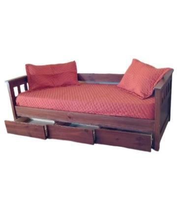 DIVAN CAMA C/CAJONERA 20321 NOGAL L.QUALITY