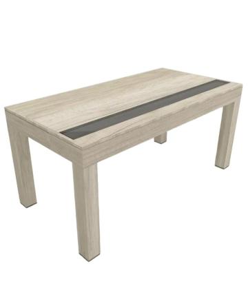 MESA FIJA BENICIO HELSINSKY 1.80CM C/VIDRIO