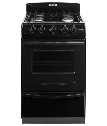 COCINA CANDOR S2 51CM NEGRA GE HORNO VISOR