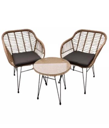 JUEGO DE JARDIN MALDIVAS 2SILLONES+MESA