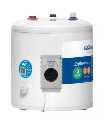 TERMOTANQUE ELECTRICO 40L ZAFIRO BLANCO