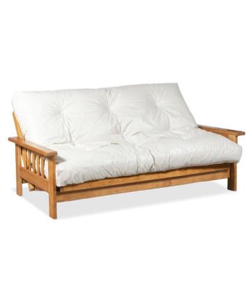 FUTON 3 CUERPOS CON COLCHON COPOS CUERINA