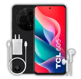 CELULAR LIBRE TCL605(4+128)BLACK RV T517J-FALCAR - Imagen 2