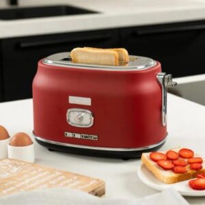 TOSTADOR WH-TM800-01 RETRO ROJA
