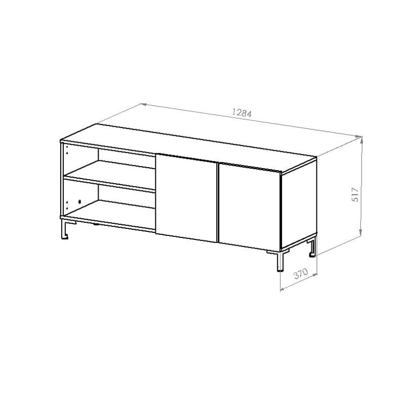 RACK PARA TV ROS130 LINEA OSLO - Imagen 4