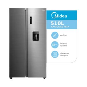 HELADERA MDRS710FGE46ADW 510LTS.SIDE BY SIDE INOX.
