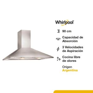 CAMPANA WAI92ARDWA 90CM 3 VELOCIDADES