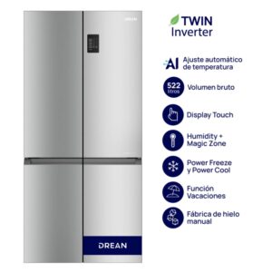 HELADERA DTP469LKRSS0 MULTIDOOR 522LTS