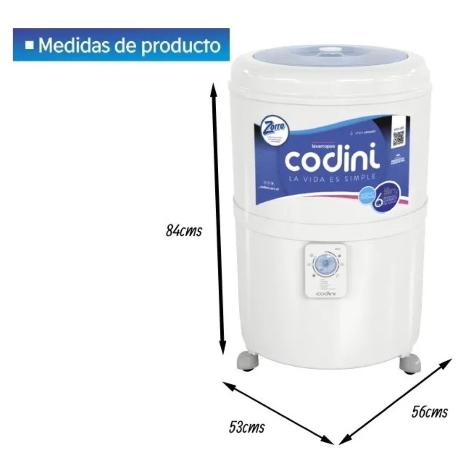 LAVARROPAS ART.4051 SILENT ESTANDAR - Imagen 2