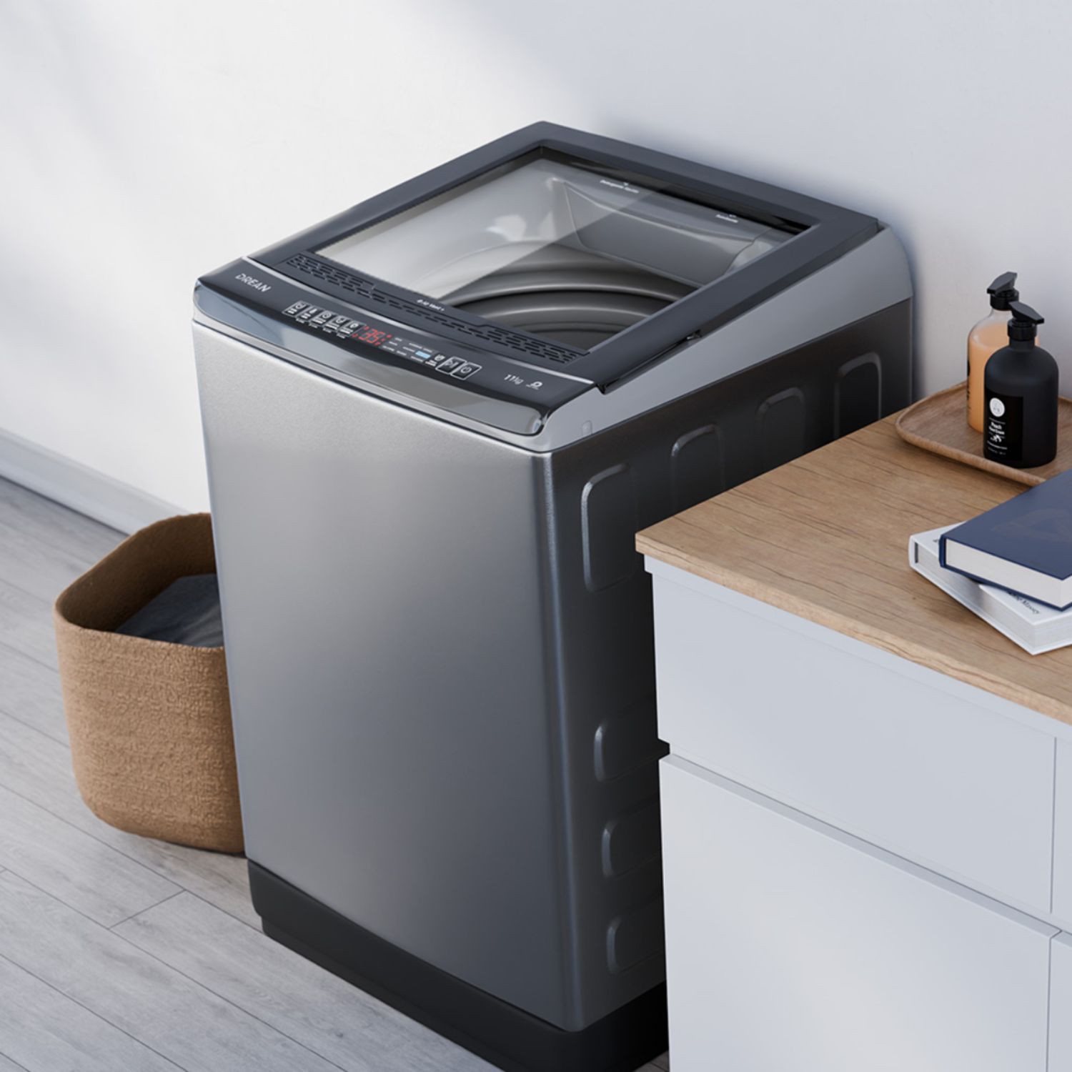 LAVARROPAS LPDR1165LG 11KG ECOINVERTER GRIS C/S - Imagen 3