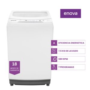 LAVARROPAS LE07S10 7.5KG CARGA SUPERIOR