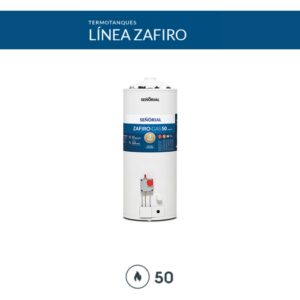 TERMOTANQUE GAS 50L MG ALTA REC.ZAFIRO BLANCO