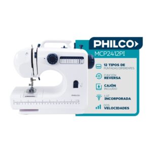 MAQUINA DE COSER MCP2412PI 12 PUNTADAS