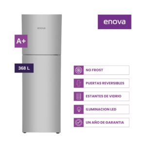 HELADERA RE37SN10-GR 370LTS GRIS C/FREZZER