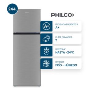 HELADERA PHCT260X 244 LTS SILVER