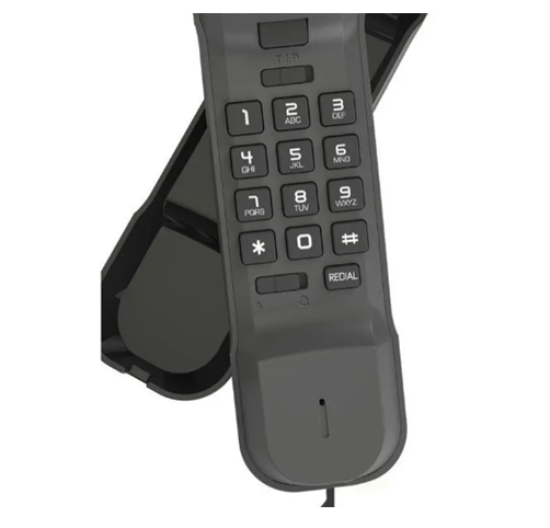 TELEFONO T06BK DE MESA Y PARED NEGRO - Imagen 3