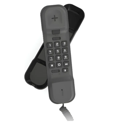 TELEFONO T06BK DE MESA Y PARED NEGRO - Imagen 2