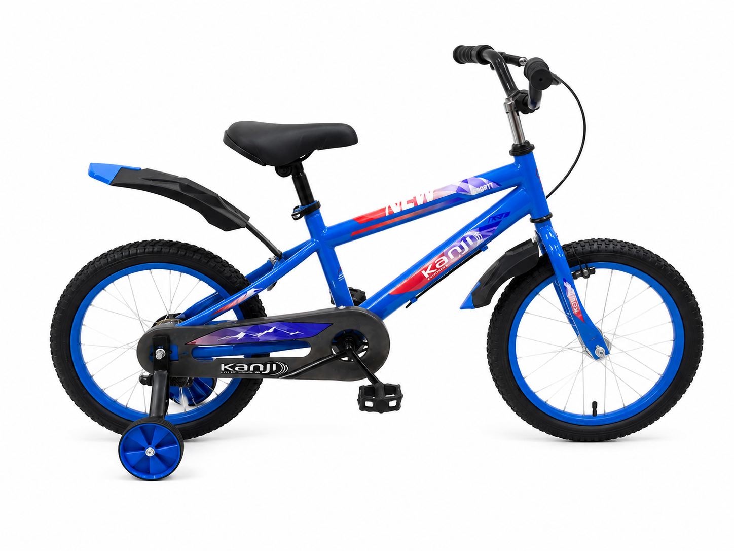 BICICLETA KJW-16ACE-B RODADO 16 BLUE - Imagen 2