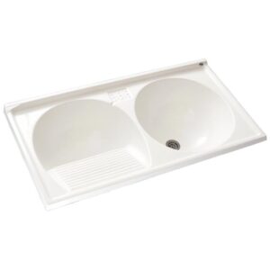 MESADA LAVADERO 100X52X32 MARMOL SINTETICO