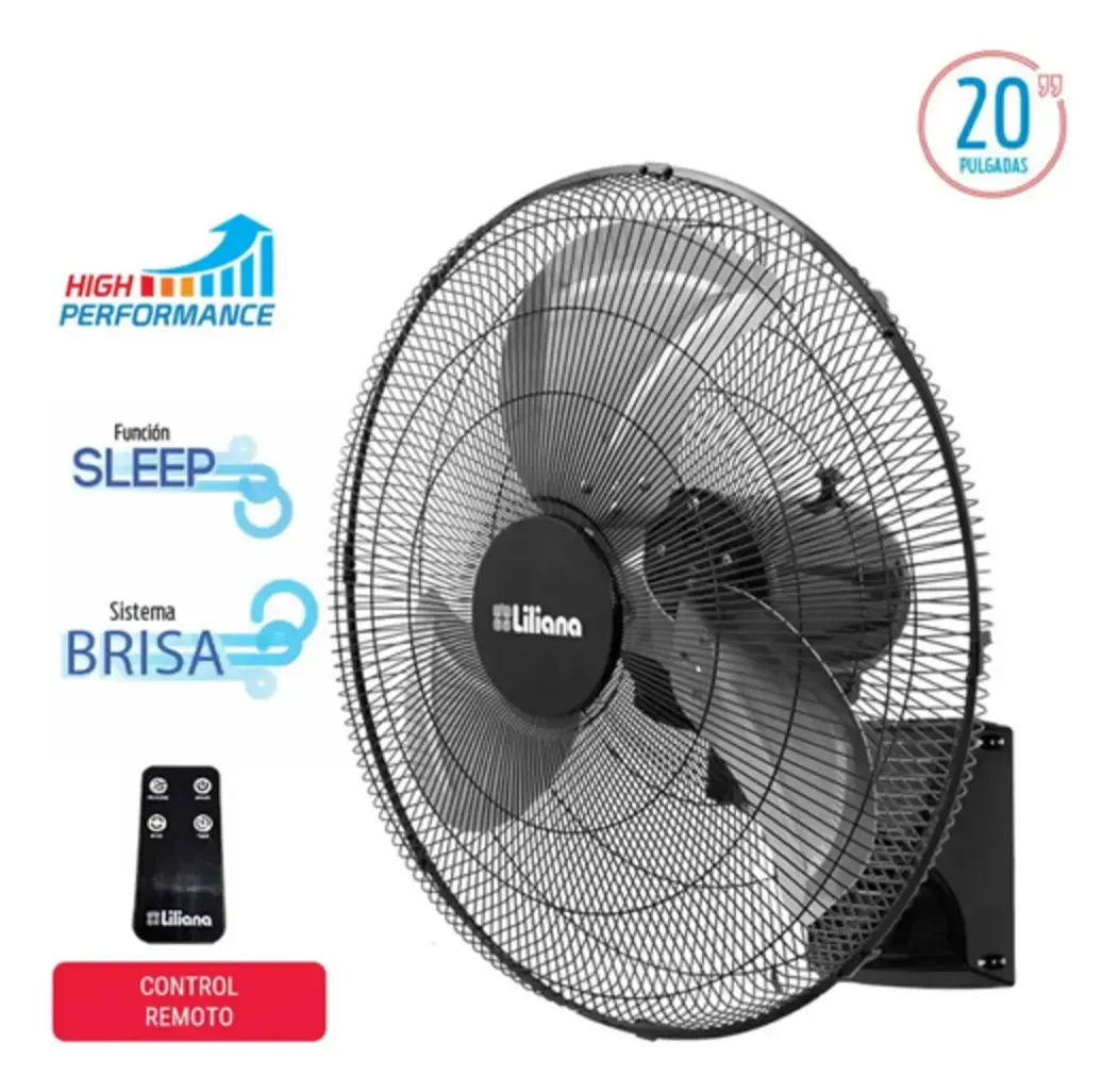 VENTILADOR DE PARED VW20POWR 20" 150W DIGITAL