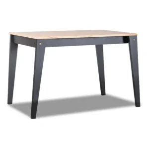 MESA NORDICA OT000019 110 NEGRA/TAPA NATURAL