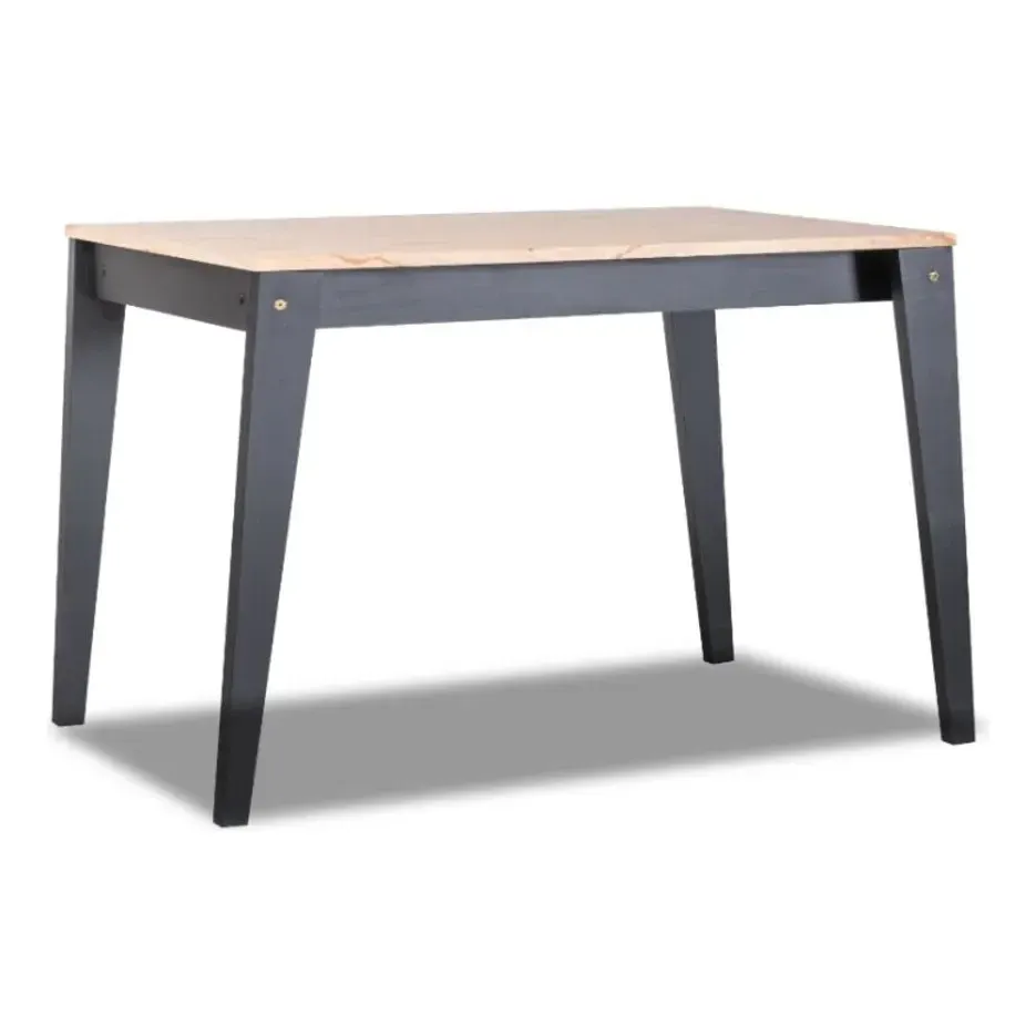 MESA NORDICA OT000019 110 NEGRA/TAPA NATURAL
