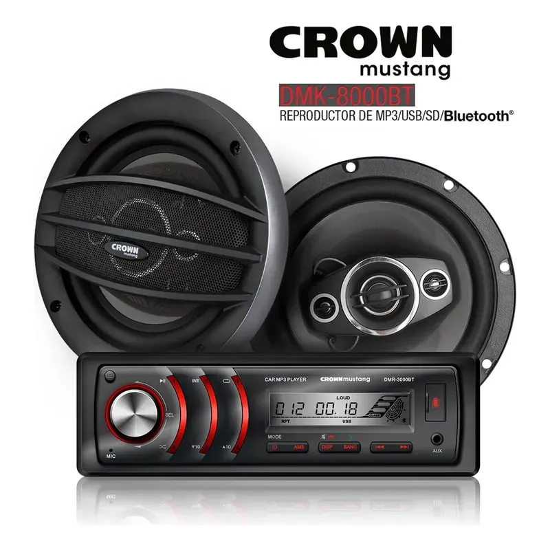 AUTOESTEREO DMK-8000BT REC.DIG.MULT+PARLANTES - Imagen 3