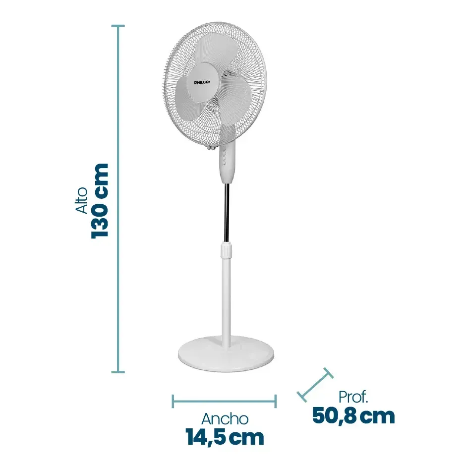 VENTILADOR DE PIE VPP1624P - Imagen 3