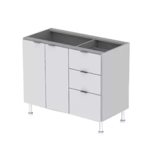 BAJO MESADA ARG-100SLB 1 PUERTA BLANCO