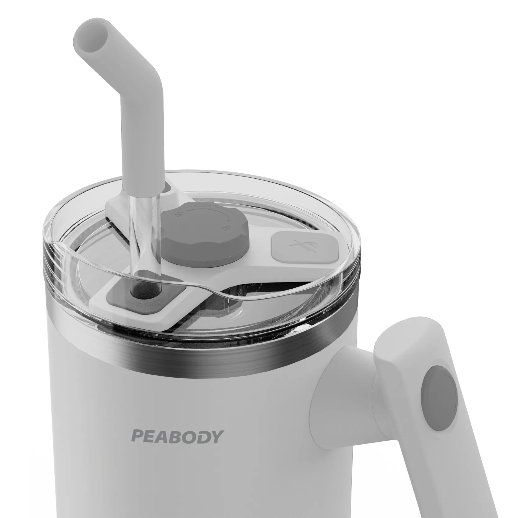 VASO TERMICO PE-MG950B BLANCO 950ML - Imagen 4
