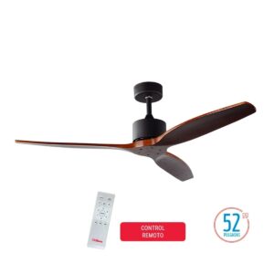 VENTILADOR DE TECHO VTHM600 40W ASPAS MADERA
