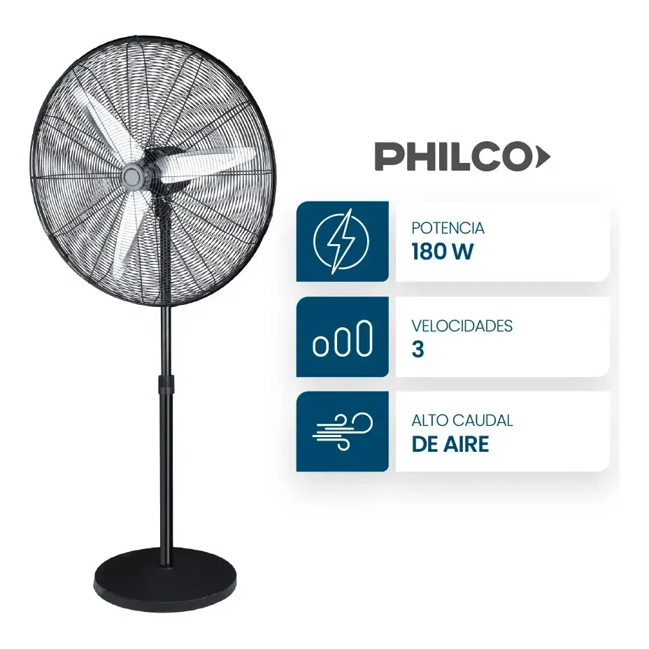 VENTILADOR DE PIE VPIP2623P 26"INDUSTRIAL - Imagen 3