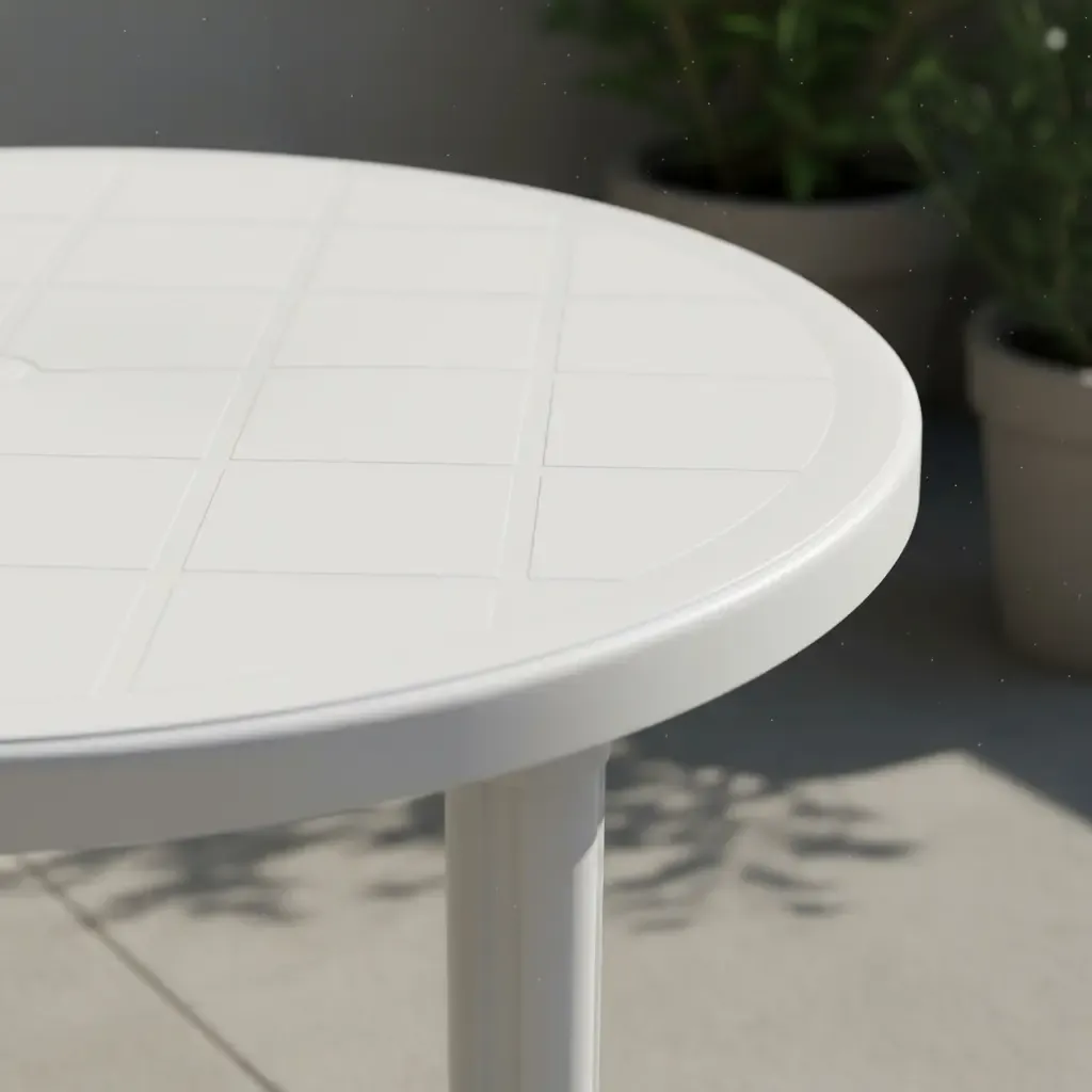 MESA BLANCA 90 CM - Imagen 3