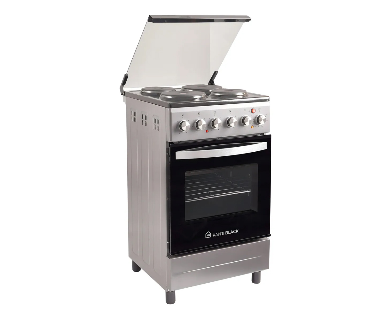 COCINA 4H ELECTRICA KJH-EKX001V 50X50 INOXIDABLE - Imagen 4
