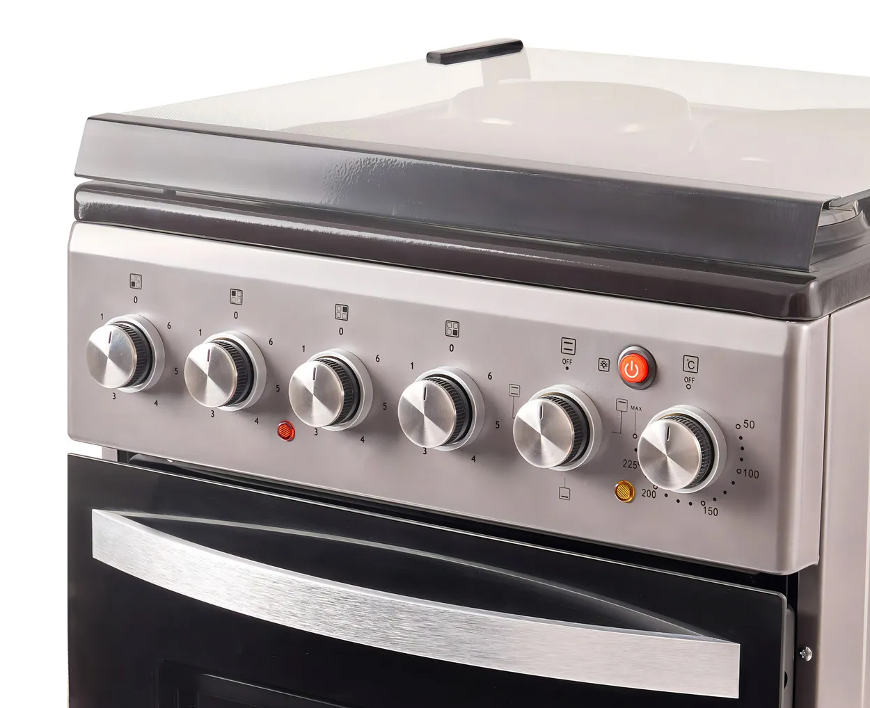 COCINA 4H ELECTRICA KJH-EKX001V 50X50 INOXIDABLE - Imagen 3