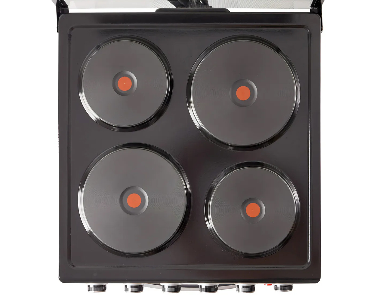 COCINA 4H ELECTRICA KJH-EKX001V 50X50 INOXIDABLE - Imagen 2