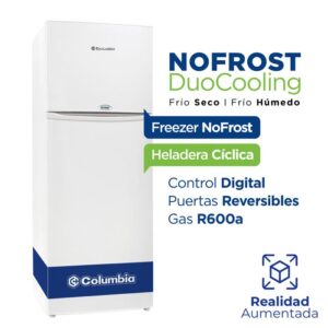 HELADERA CHD41D/9 BLANCA C/FREEZER 413LTS.NO FROST