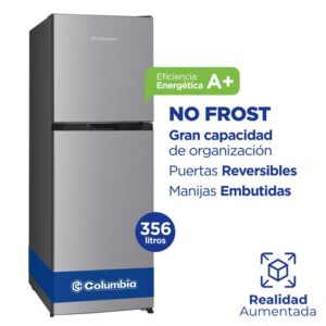 HELADERA CHDA36N/9 356LTS.ACERO NO FROST