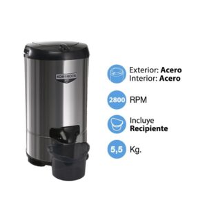 SECARROPAS 5,5 KG ACERO A-655/2