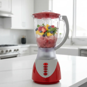 LICUADORA 01-6010 CON JARRA 550W ROJA