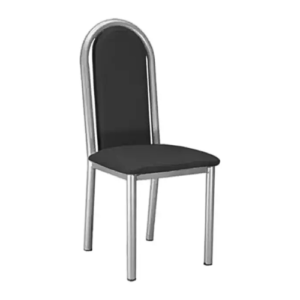 SILLA ROMA ALUMINIO CUERINA