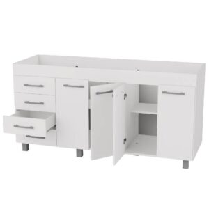 BAJO MESADA ART610 4P 4C PREMIUM 1.60M BLANCO