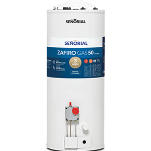 TERMOTANQUE GAS 50L MG ALTA REC.ZAFIRO BLANCO