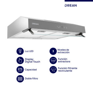 PURIFICADOR CUDR604IA INOXIDABLE 60CM