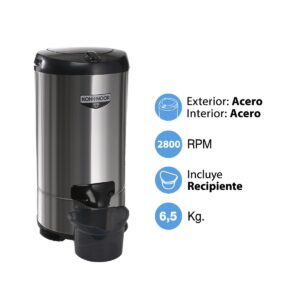 SECARROPAS 6,5 KG ACERO A-665/2