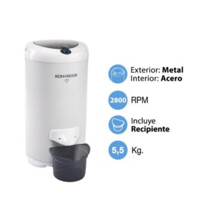 SECARROPAS 5,5 KG P-655/2 CON RECOLECTOR