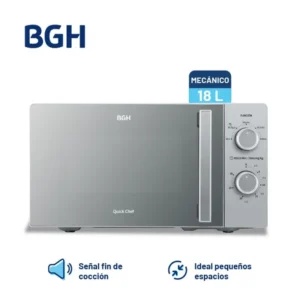 MICROONDAS B118MS25 18LTS MEC.SILVER BGH