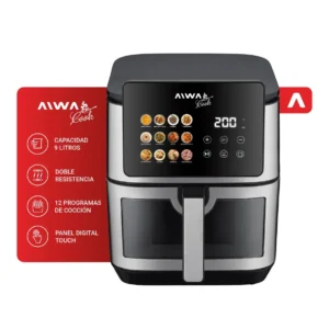 FREIDORA AW-FA90N DE AIRE 9LTS DIGITAL TOUCH 11"