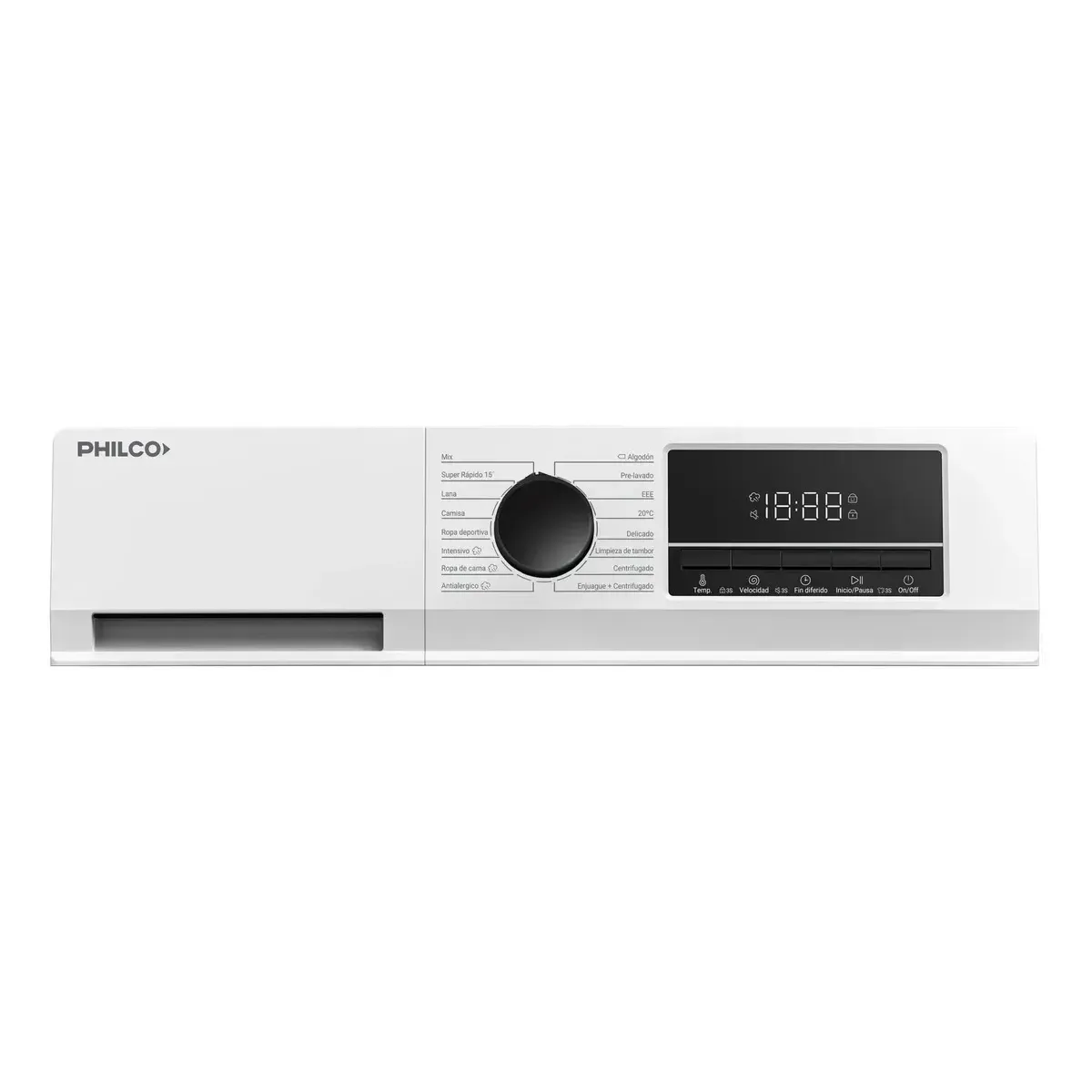 LAVARROPAS PHLF61BN 6KG C/FRONTAL BLANCO PHILCO - Imagen 4